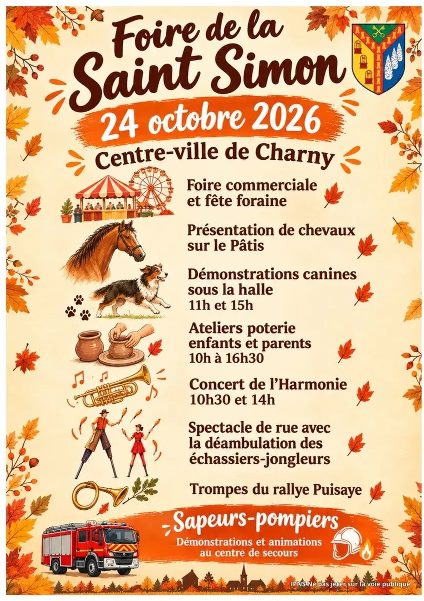 Affiche saint simon charny